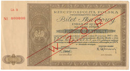 WZÓR Bilet Skarbowy Emisja IV, Seria I - 50.000 zł 1947