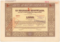 BGK, 8% Obligacja Budowlana 1.000 zł 1931