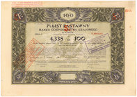 BGK, List zastawny na 100 funtów 1930 (4.338 zł)