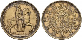 KAISER RUDOLF II. 1576-1612 
 Medaillen Kaiser Rudolfs II. 
 Silbermedaille 1590. &quot;Reichstagsmedaille&quot;. Stempel von V. Maler. Der gekrönte...