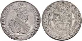 KAISER MATTHIAS, 1612-1619 
 Münzstätte Prag 
 Doppeltaler 1611, Prag. Münzmeister Benedikt Huebmer. 58.20 g. Dietiker 524. Donebauer 1894. Dav. A30...