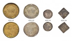KAISER FERDINAND II. 1618-1637 
 Medaillen Kaiser Ferdinands II. 
 Diverse Medaillen auf die böhmische Krönung: Silberabschlag vom Doppeldukaten 161...