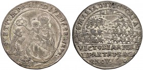 KAISER FERDINAND II. 1618-1637 
 Medaillen Kaiser Ferdinands II. 
 Silbermedaille 1628. Des Serviten Ordens in Grösse eines Vierteltalers 1628. Auf ...