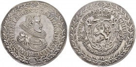 KAISER FERDINAND III. 1637-1657 
 Münzstätte Prag 
 Breiter 3 1/2facher Taler 1629, Prag. Auf die böhmische Krönung. Stempel von Donat Stark. FERDIN...