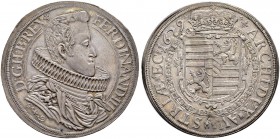 KAISER FERDINAND III. 1637-1657 
 Münzstätte Glatz 
 Doppeltaler 1629, Glatz. Münzmeister Peter Hema. Huserus Glatzensis, Eisenschneider. 57.25 g. F...