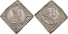 KAISER FERDINAND III. 1637-1657 
 Medaillen Kaiser Ferdinands III. 
 Silbermedaille o. J. (1625). Klippe. Auf seine Krönung zum König von Ungarn. Ju...