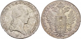 KAISER FRANZ II. (I.), 1792-1835 
 Münzstätte Prag 
 Taler 1819, Prag. 28.00 g. Dietiker 1148. Herinek 317. Dav. 7. Vorzüglich-FDC / Extremely fine-...
