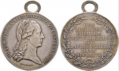 KAISER FRANZ II. (I.), 1792-1835 
 Medaillen Kaiser Franz‘ II. (I.) 
 Silbermedaille 1797, Mailand. Stempel von I. N. Wirth. Für die Mannschaft des ...