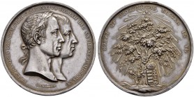 KAISER FRANZ II. (I.), 1792-1835 
 Medaillen Kaiser Franz‘ II. (I.) 
 Silbermedaille 1830. Auf die ungarische Krönung seines Sohnes Ferdinand (V.) i...