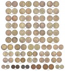 KAISER FERDINAND I. 1835-1848 
 Konvolute verschiedener Münzstätten 
 Diverse Münzen. 20 Kreuzer 1837, 1838 (2), 1839-1848, 1848 (2), Kremnitz. 10 K...