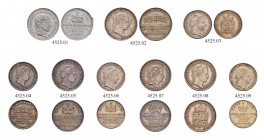 KAISER FERDINAND I. 1835-1848 
 Medaillen Kaiser Ferdinands I. 
 Diverse Medaillen. Kleines Konvolut von 8 Silber- und 1 Zinnjeton auf die Krönung i...