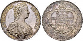 KAISER FRANZ JOSEPH I. 1848-1916 
 Medaillen Kaiser Franz Josephs I. 
 Silbermedaille 1888. Gedenktaler auf die Enthüllung des Maria-Theresia-Denkma...
