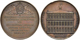 KAISER FRANZ JOSEPH I. 1848-1916 
 Medaillen Kaiser Franz Josephs I. 
 Bronzemedaille 1856. Auf den Besuch des Kaiserpaares in der Münzstätte von Ve...
