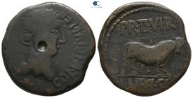 Iberia. Celsa 44-36 BC. Bronze Æ