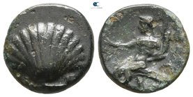 Calabria. Tarentum circa 281-204 BC. Bronze Æ