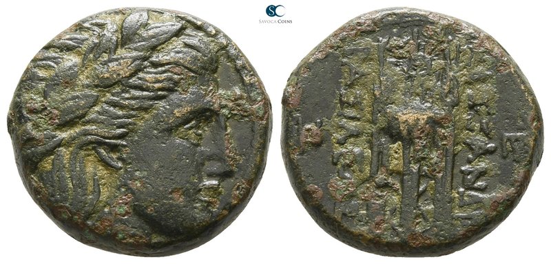 Kings of Macedon. Uncertain mint in Macedon. Kassander 306-297 BC. 
Unit Æ

1...