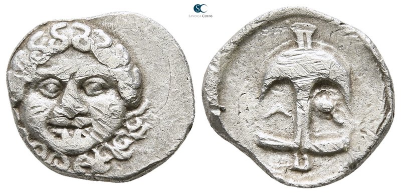 Thrace. Apollonia Pontica 450-350 BC. 
Drachm AR

14 mm., 2.80 g.



very...