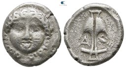 Thrace. Apollonia Pontica circa 400-300 BC. Drachm AR
