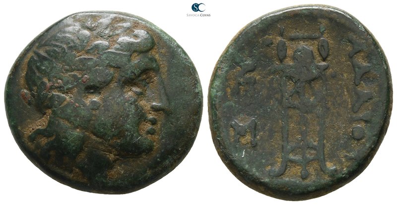 Kings of Thrace. Uncertain mint. Adaios 253-243 BC. 
Bronze Æ

23 mm., 11.49 ...