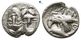 Moesia. Istros 450-300 BC. Obol AR