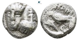 Moesia. Istros 450-300 BC. Hemiobol AR