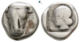 Phokis. Federal Coinage 460-458 BC. Triobol AR