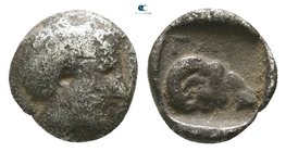 Troas. Gargara 350 BC. Hemiobol AR