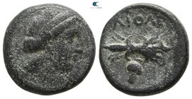 Lesbos. Methymna (?) circa 400-300 BC. Bronze Æ