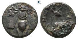 Ionia. Ephesos  390-300 BC. Bronze Æ