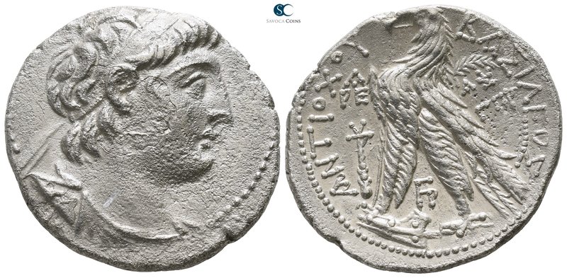 Seleukid Kingdom. Tyre. Antiochos VII Euergetes 138-129 BC. Dated SE 183=130/29 ...