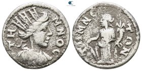 Aiolis. Temnos. Pseudo-autonomous issue circa AD 253-268. Time of Valerian and Gallienus. Silver Unit AR