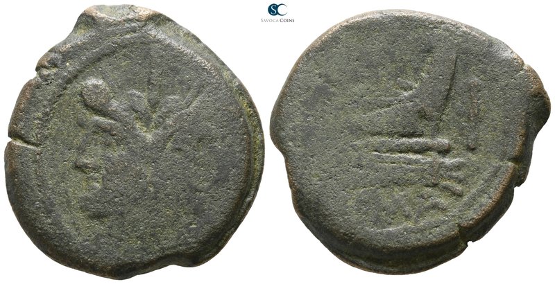after 211 BC. Rome
As Æ

32 mm., 20.48 g.



fine
