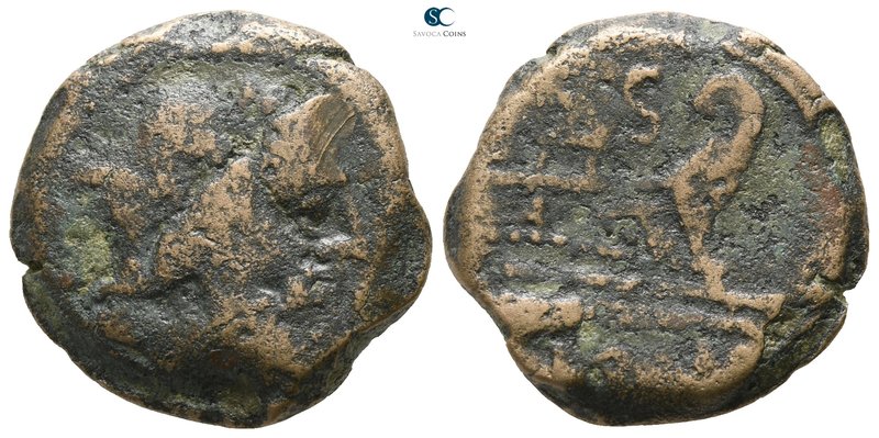Anonymous after 211 BC. Rome
Semis Æ

20 mm., 8.00 g.



fine