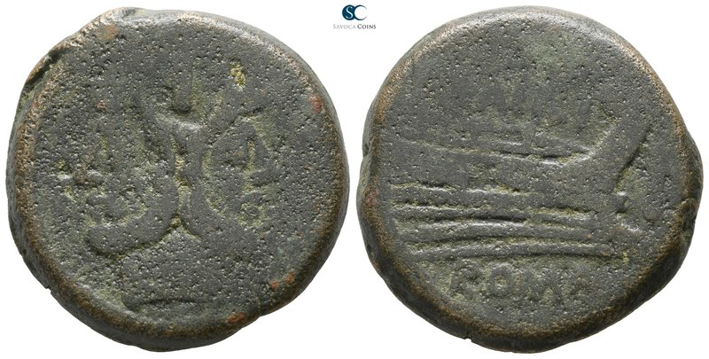 M. Titinius 189 BC-AD 180. Rome
As Æ

29 mm., 25.50 g.



nearly very fin...