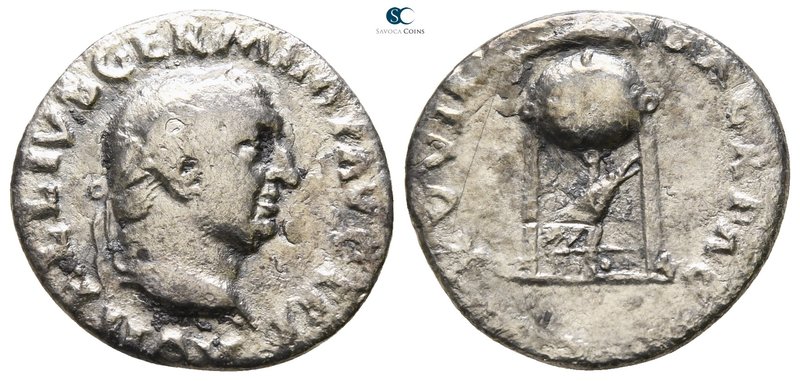 Vitellius AD 69. Rome
Denarius AR

17 mm., 2.52 g.



nearly very fine