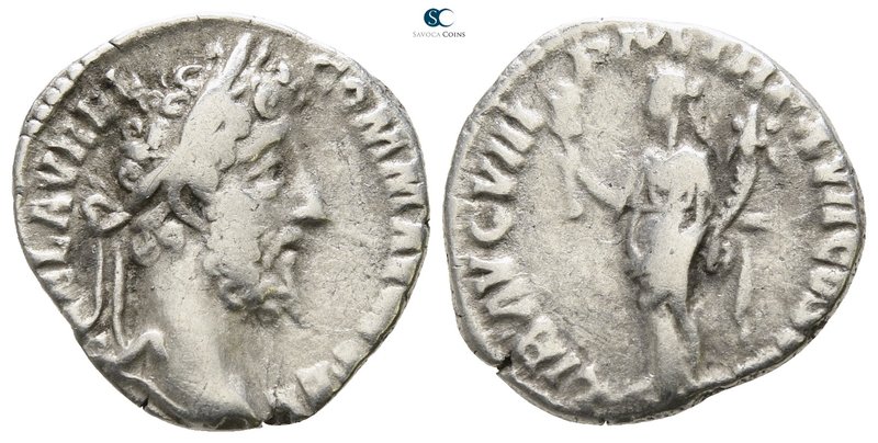 Commodus AD 180-192. Rome
Denarius AR

16 mm., 2.39 g.



nearly very fin...