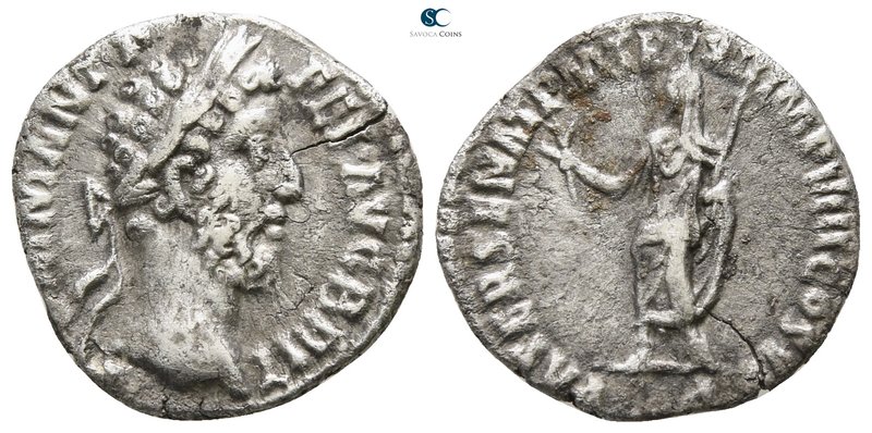 Commodus AD 180-192. Rome
Denarius AR

16 mm., 2.59 g.



nearly very fin...