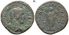 Trajan Decius AD 249-251. Rome. Sestertius Æ