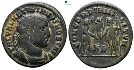 Galerius Maximianus as Caesar AD 293-305. Cyzicus. Radiatus Æ
