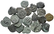 Lot of ca. 20 Greek bronze coins / SOLD AS SEEN, NO RETURN!very fine
