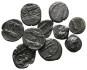 Lot of ca. 10 Greek silver coins / SOLD AS SEEN, NO RETURN!very fine