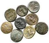 Lot of ca. 10 Greek bronze coins / SOLD AS SEEN, NO RETURN!very fine