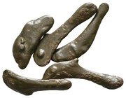 Lot of 5 bronze dolphin cast / SOLD AS SEEN, NO RETURN!nearly very fine