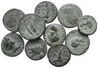 Lot of ca. 10 Roman Provincial bronze coins / SOLD AS SEEN, NO RETURN!very fine