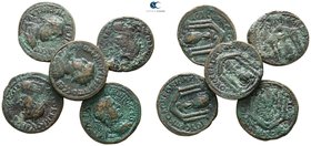 Lot of 5 Roman Provincial bronze coins / SOLD AS SEEN, NO RETURN!very fine