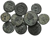 Lot of ca. 10 Roman Imperial bronze coins / SOLD AS SEEN, NO RETURN!very fine