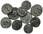 Lot of ca. 10 Roman Imperial bronze coins / SOLD AS SEEN, NO RETURN!very fine