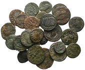 Lot of ca. 25 Roman Imperial bronze coins / SOLD AS SEEN, NO RETURN!nearly very fine