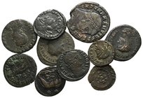Lot of ca. 10 Roman Imperial bronze coins / SOLD AS SEEN, NO RETURN!nearly very fine