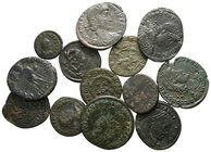 Lot of ca. 13 Roman Imperial bronze coins / SOLD AS SEEN, NO RETURN!nearly very fine